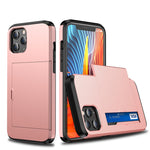 For iPhone 12 Pro Max 6.7 Shockproof Rugged Armor Protective Case with Card Slot, For iPhone 12 Pro Max