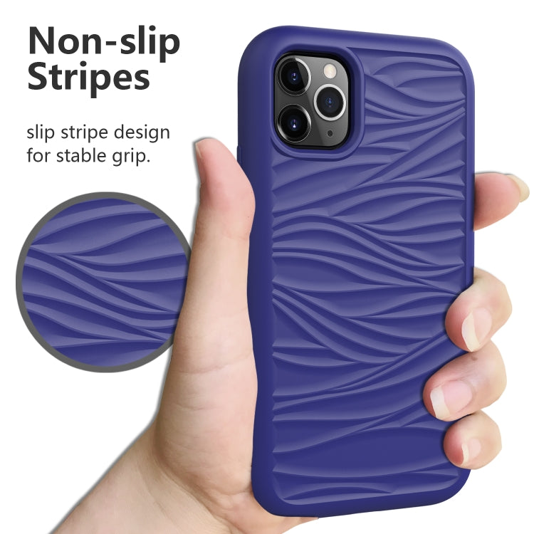 For iPhone 11 Pro Max Wave Pattern 3 in 1 Silicone+PC Shockproof Protective Case, For iPhone 11 Pro Max