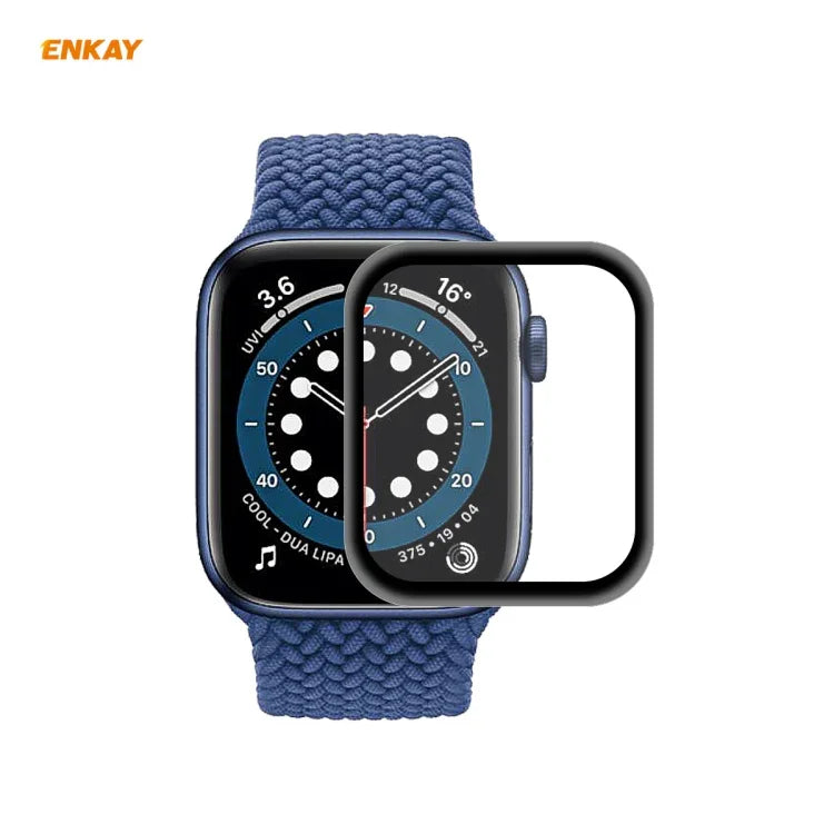 For Apple Watch Series 6/5/4/SE 40mm ENKAY Hat-Prince 3D Full Screen PET Curved Hot Bending HD Screen Protector Film, For Apple Watch Series 6/5/4/SE 40mm