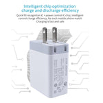 SDC-30W 2 in 1 USB to Micro USB Data Cable + 30W QC 3.0 USB + 2.4A Dual USB 2.0 Ports Mobile Phone Tablet PC Universal Quick Charger Travel Charger Set, US Plug, with Micro USB Cable, US Plug