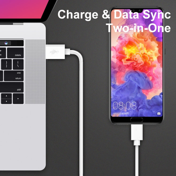 LZ-023 18W QC 3.0 USB Portable Travel Charger + 3A USB to Type-C Data Cable, EU Plug, Type-C Data Cable, EU Plug