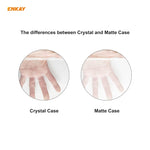 ENKAY 3 in 1 Crystal Laptop Protective Case + EU Version TPU Keyboard Film + Anti-dust Plugs Set for MacBook Air 13.3 inch A1932 (2018), For MacBook Air 13.3 inch A1932 (2018)