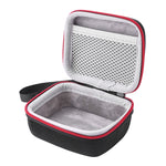 JD-275178 EVA Hard Case Travel Protective Carrying Storage Bag for JBL GO / JBL GO 2, Storage Bag Black + Red