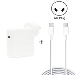 30W USB-C / Type-C Laptop Portable Power Adapter with 1.8m USB-C / Type-C to USB-C / Type-C Charging Cable,, 30W US Plug, 30W EU Plug, 30W UK Plug, 30W AU Plug