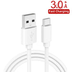 F002C QC3.0 USB + USB 2.0 LED Digital Display Fast Charger with USB to Type-C Data Cable, UK Plug, UK Plug +  Type-C Cable