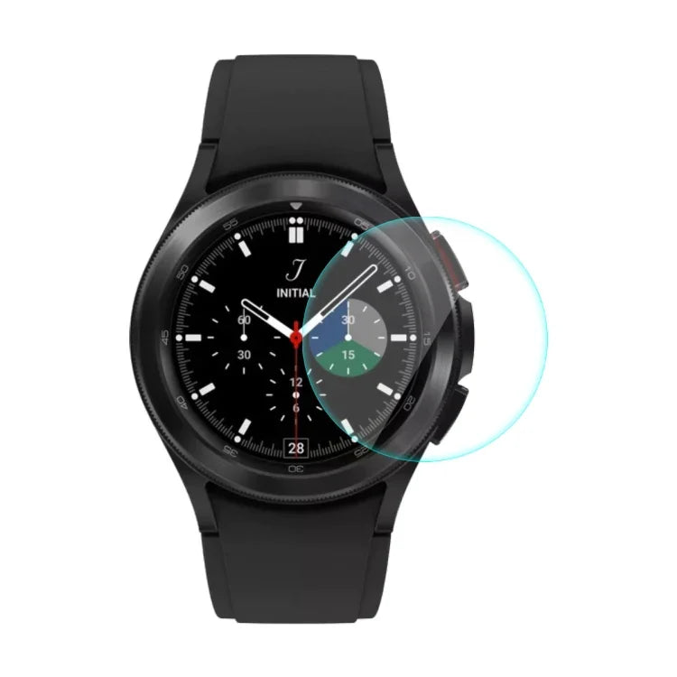For Samsung Galaxy Watch4 Classic 46mm ENKAY Hat-Prince 0.2mm 9H 2.15D Curved Edge Tempered Glass Screen Protector Watch Film, 1 PCS, 2 PCS, 5 PCS, 10 PCS
