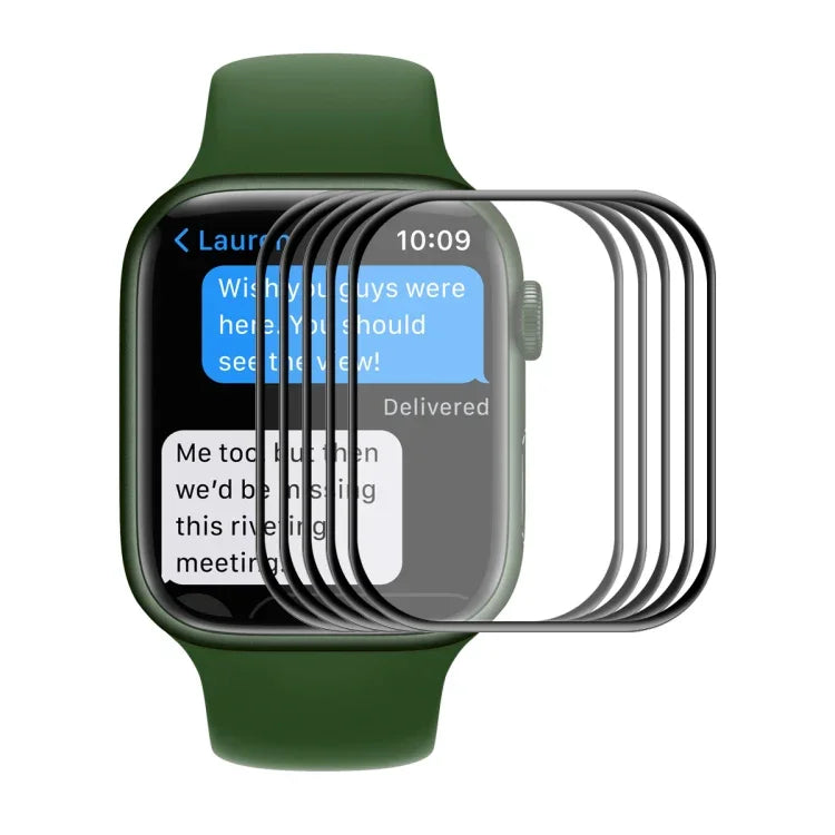 ENKAY Hat-Prince Case Friendly 3D Full Screen PET Curved Hot Bending HD Screen Protector Film For Apple Watch Series 9 / 8 / 7 41mm, 1 PC For Apple Watch Series 7 41mm, 2 PCS For Apple Watch Series 7 41mm, 5 PCS For Apple Watch Series 7 41mm           ...