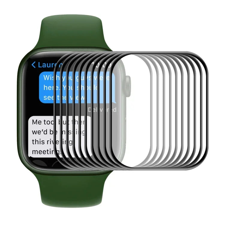 ENKAY Hat-Prince Case Friendly 3D Full Screen PET Curved Hot Bending HD Screen Protector Film For Apple Watch Series 9 / 8 / 7 41mm, 1 PC For Apple Watch Series 7 41mm, 2 PCS For Apple Watch Series 7 41mm, 5 PCS For Apple Watch Series 7 41mm           ...