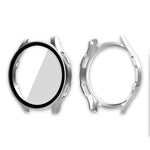 ENKAY Hat-Prince Full Coverage PC Frame + Tempered Glass Protector Composite Case for Samsung Galaxy Watch4 44mm
