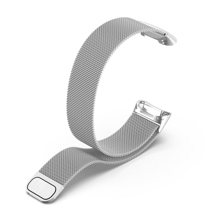 Milano Magnetic Metal Strap for Fitbit Charge 5, Silver, Black, Rose Gold, Rose Pink, Champagne Gold, Gray, Color, Light Purple