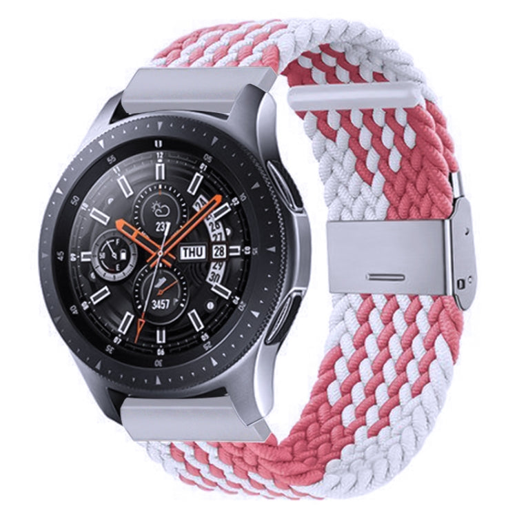 Nylon Braided Metal Buckle Strap for Galaxy Watch 4 20mm, 20mm