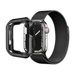 Anti-fall Electroplating TPU Watch Protective Case for Apple 1/2/3/4/5/6/7/SE, 38mm/40mm/41mm, 42mm/44mm/45mm