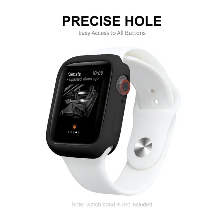 ENKAY Hat-Prince Protective TPU Watch Case + Full Coverage PET Screen Protector Film for Apple Watch Series 7 45mm