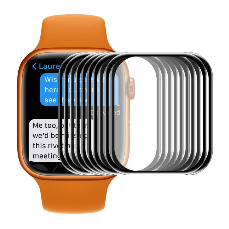 ENKAY Hat-Prince 3D Curved Edge Full Coverage Full Tempered Glass HD Screen Protector Film For Apple Watch Series 9 / 8 / 7 41mm, 1 PC, 2 PCS, 5 PCS, 10 PCS