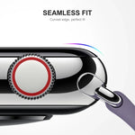 ENKAY Hat-Prince 3D Curved Edge Full Coverage Full Tempered Glass HD Screen Protector Film For Apple Watch Series 9 / 8 / 7 45mm, 1 PC, 2 PCS, 5 PCS, 10 PCS
