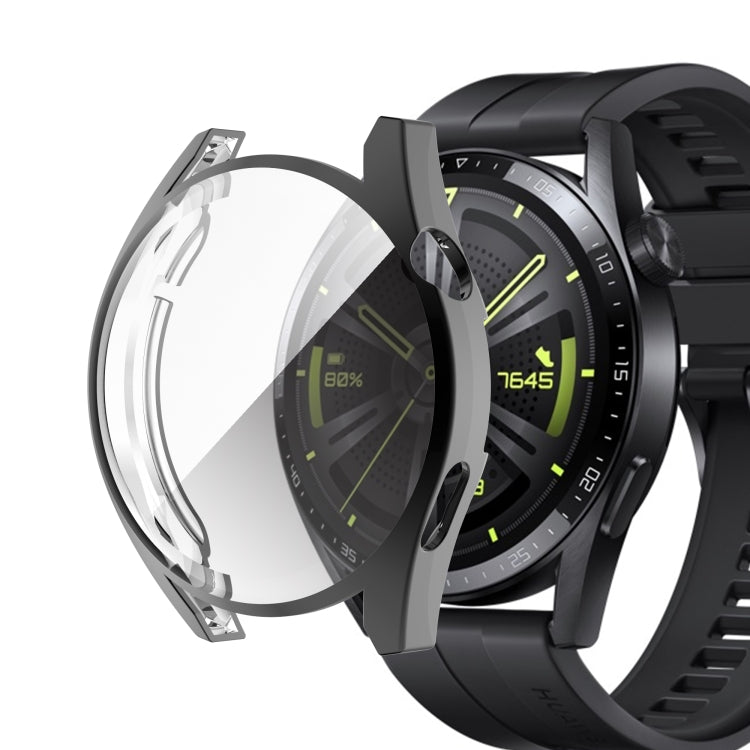 Fully Surrounded TPU Case with Protective Film, For Huawei Watch GT 3 46mm, For Huawei Watch GT 3 42mm