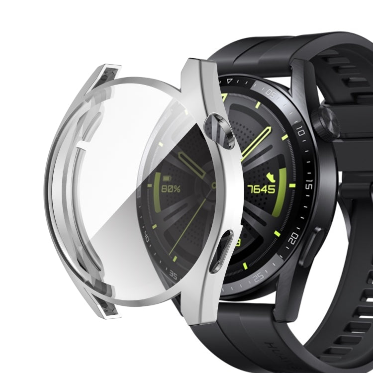 Fully Surrounded TPU Case with Protective Film, For Huawei Watch GT 3 46mm, For Huawei Watch GT 3 42mm