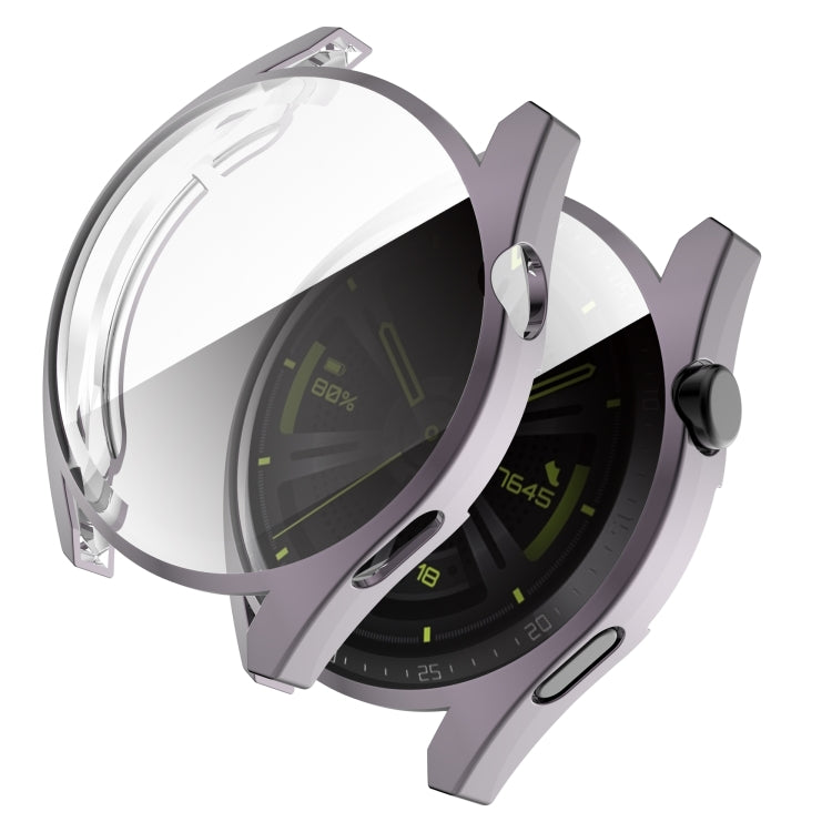 Fully Surrounded TPU Case with Protective Film, For Huawei Watch GT 3 46mm, For Huawei Watch GT 3 42mm