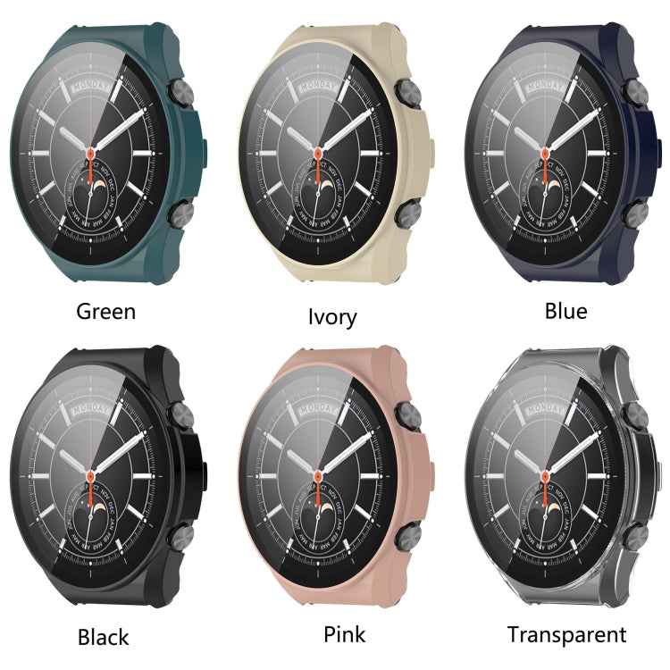 PC + Toughened Film Fully Enclosed Protective Case, For Xiaomi Watch S1