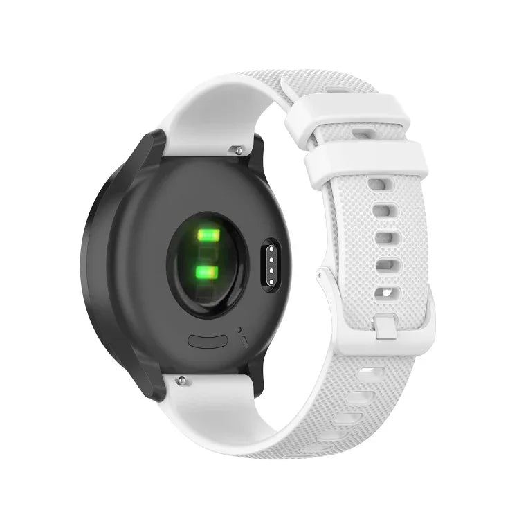 22mm Checkered Silicone Strap, For Samsung Galaxy Watch3 45MM, For Samsung Galaxy Watch 46mm, For Samsung Gear S3 Classic