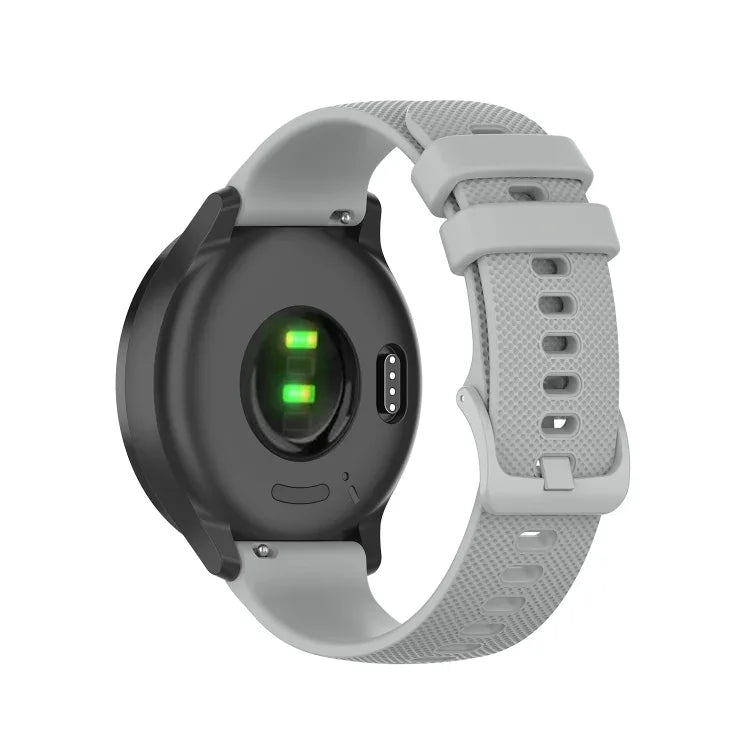 22mm Checkered Silicone Strap, For Samsung Galaxy Watch3 45MM, For Samsung Galaxy Watch 46mm, For Samsung Gear S3 Classic