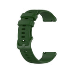 22mm Checkered Silicone Strap, For Xiaomi Haylou RT LS05S