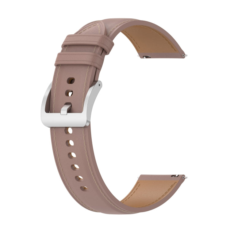 Calf Texture Sewing Thread Watchband, For Samsung Galaxy Watch 3 45mm, For Samsung Galaxy Watch 46mm, For Samsung Galaxy Gear S3 Classic / Gear S3 Frontier