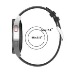 Calf Texture Sewing Thread Watchband, For Samsung Galaxy Watch 4, For Samsung Galaxy Watch 3 41mm / Watch 42mm, For Samsung Galaxy Gear S2 Classic
