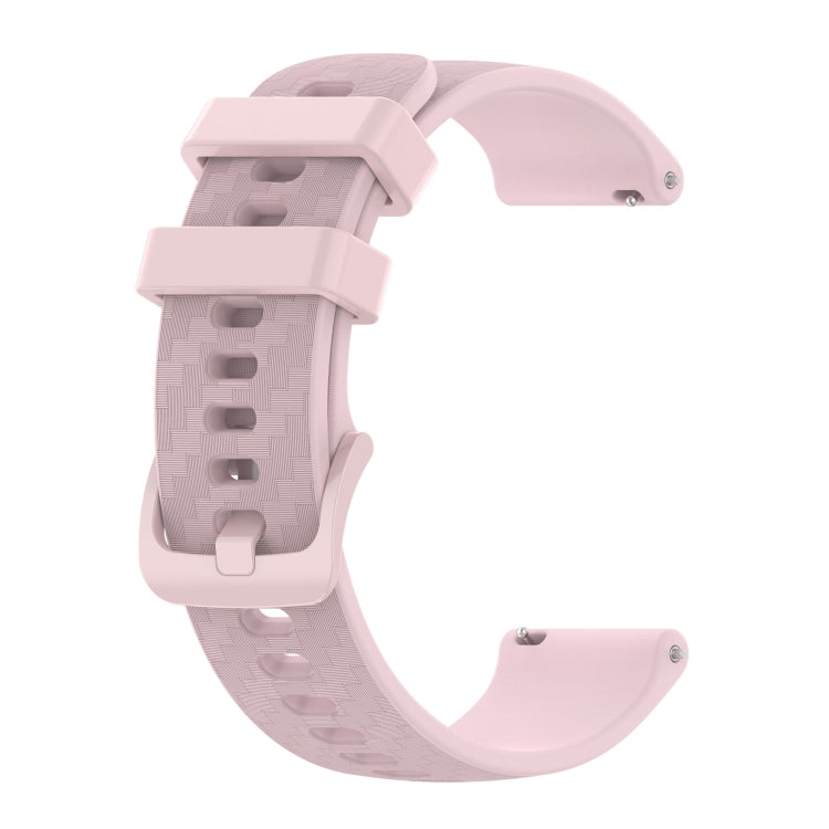 20mm Carbon Fiber Striped Silicone Strap, For Huawei Watch GT3 42mm, For Huawei Watch GT2 42mm, For Huawei Watch 2, For Honor Watch ES