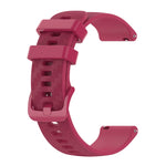 20mm Carbon Fiber Striped Silicone Strap, For Garmin Vivomove Style