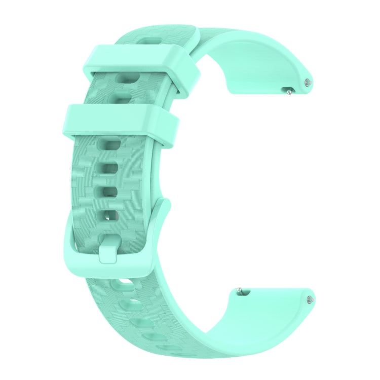 20mm Carbon Fiber Striped Silicone Strap, For Garmin Vivomove Style