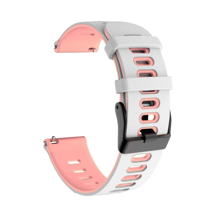 20mm Mixed-Color Silicone Strap, For Samsung Galaxy Watch 4 40mm, For Samsung Galaxy Watch 4 44mm
