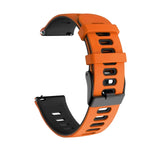 20mm Mixed-Color Silicone Strap, For Samsung Galaxy Watch 4 40mm, For Samsung Galaxy Watch 4 44mm