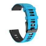 20mm Mixed-Color Silicone Strap, For Samsung Galaxy Watch 4 40mm, For Samsung Galaxy Watch 4 44mm