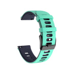 20mm Mixed-Color Silicone Strap, For Samsung Galaxy Watch 4 40mm, For Samsung Galaxy Watch 4 44mm