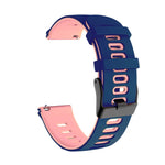 20mm Mixed-Color Silicone Strap, For Samsung Galaxy Watch 4 40mm, For Samsung Galaxy Watch 4 44mm