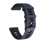 20mm Mixed-Color Silicone Strap, For Samsung Galaxy Watch 4 40mm, For Samsung Galaxy Watch 4 44mm