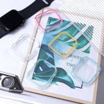 Luminous Hollow Colorful PC Watch Case, For Apple Watch Series 9 / 8 / 7 45mm, For Apple Watch Series 6/5/4/SE 44mm, For Apple Watch Series 3/2/1 42mm, For Apple Watch Series 9 / 8 / 7 41mm, For For Apple Watch Series 6/5/4/SE 40mm                     ...