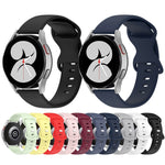 20mm Solid Color Silicone Watch Band, For Garmin Forerunner 245 Music, For Garmin Vivoactive 3 Music