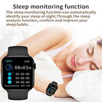 T500 Plus 1.44 inch Color Screen Smart Watch,Support Heart Rate Monitoring/Blood Pressure Monitoring