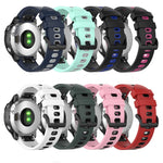 22mm Silicone Sports Two-Color Watch Band, For Garmin Fenix 5S, For Garmin Fenix 5S Plus