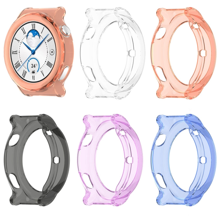 TPU Transparent Hollow Watch Case, For Huawei GT 3 Pro 46mm, For Huawei GT 3 Pro 43mm