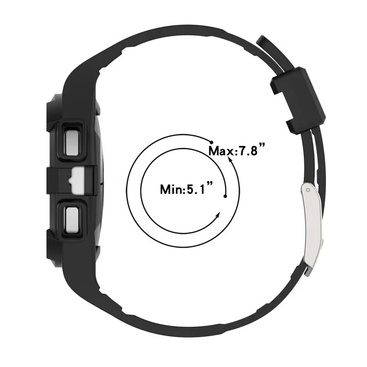 Silicone Integrated Watch Band, For Samsung Galaxy Watch 40MM, For Samsung Galaxy Watch 44MM