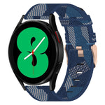 20mm Nylon Woven Watch Band, For Samsung Galaxy Watch 4 40mm, For Samsung Galaxy Watch 4 44mm, For Samsung  Galaxy Watch 4 Classic 42mm, For Samsung  Galaxy Watch 4 Classic 46mm, For Samsung Galaxy Watch 3 41mm, For Samsung Galaxy Watch Active 2 40mm
