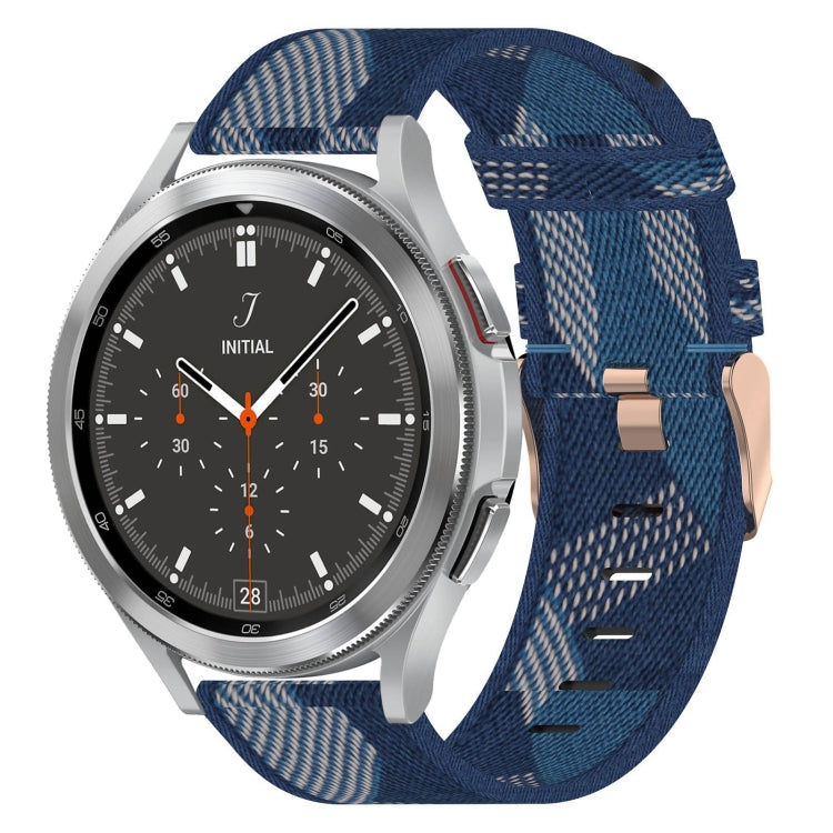 20mm Nylon Woven Watch Band, For Samsung Galaxy Watch 4 40mm, For Samsung Galaxy Watch 4 44mm, For Samsung  Galaxy Watch 4 Classic 42mm, For Samsung  Galaxy Watch 4 Classic 46mm, For Samsung Galaxy Watch 3 41mm, For Samsung Galaxy Watch Active 2 40mm
