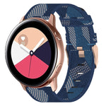 20mm Nylon Woven Watch Band, For Samsung Galaxy Watch Active 2 44mm, For Samsung Galaxy Watch Active 40mm, For Samsung Galaxy Watch 42mm, For Samsung Gear Sport, For Samsung Gear S2 Classic