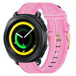 20mm Nylon Woven Watch Band, For Samsung Galaxy Watch Active 2 44mm, For Samsung Galaxy Watch Active 40mm, For Samsung Galaxy Watch 42mm, For Samsung Gear Sport, For Samsung Gear S2 Classic
