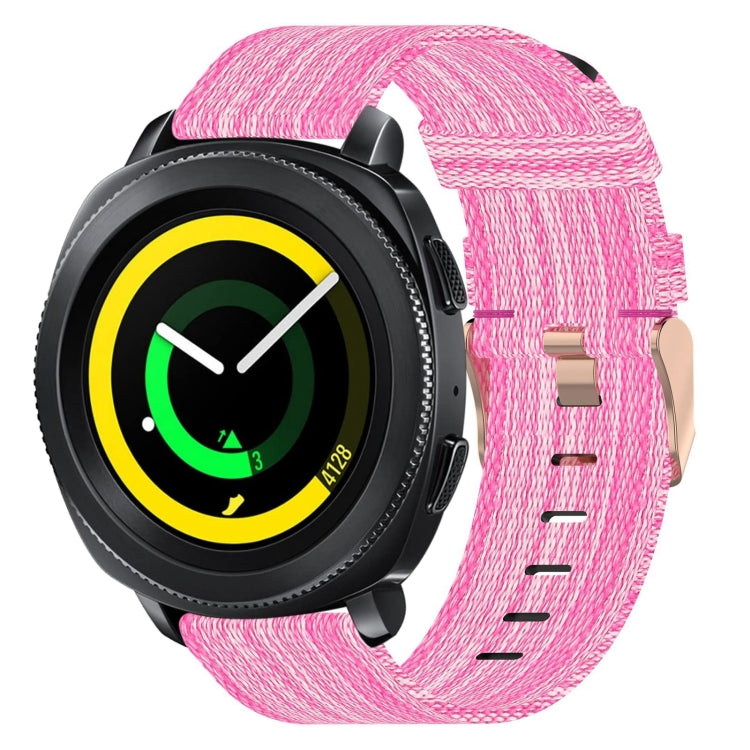 20mm Nylon Woven Watch Band, For Samsung Galaxy Watch Active 2 44mm, For Samsung Galaxy Watch Active 40mm, For Samsung Galaxy Watch 42mm, For Samsung Gear Sport, For Samsung Gear S2 Classic