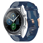 22mm Nylon Woven Watch Band, For Samsung Galaxy Watch3 45mm, For Samsung Galaxy Watch 46mm, For Samsung Gear S3 Classic, For Samsung Gear S3 Frontier