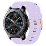 22mm Nylon Woven Watch Band, For Samsung Galaxy Watch3 45mm, For Samsung Galaxy Watch 46mm, For Samsung Gear S3 Classic, For Samsung Gear S3 Frontier
